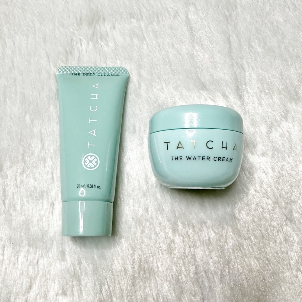 NEW Tatcha The Water Cream & The Deep Cleanse Bundle Minis